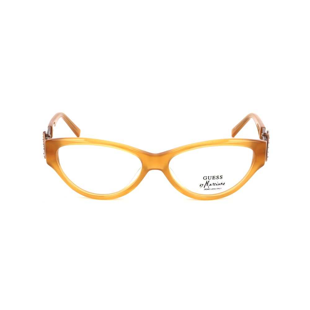 Marciano by Guess Orange Plastic Demo-Lens Optical Glasses – Square Frame