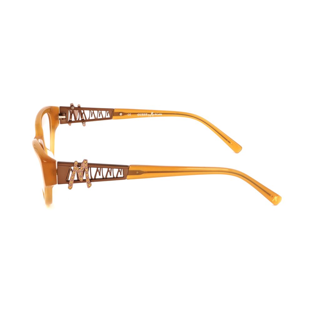 Marciano by Guess Orange Plastic Demo-Lens Optical Glasses – Square Frame