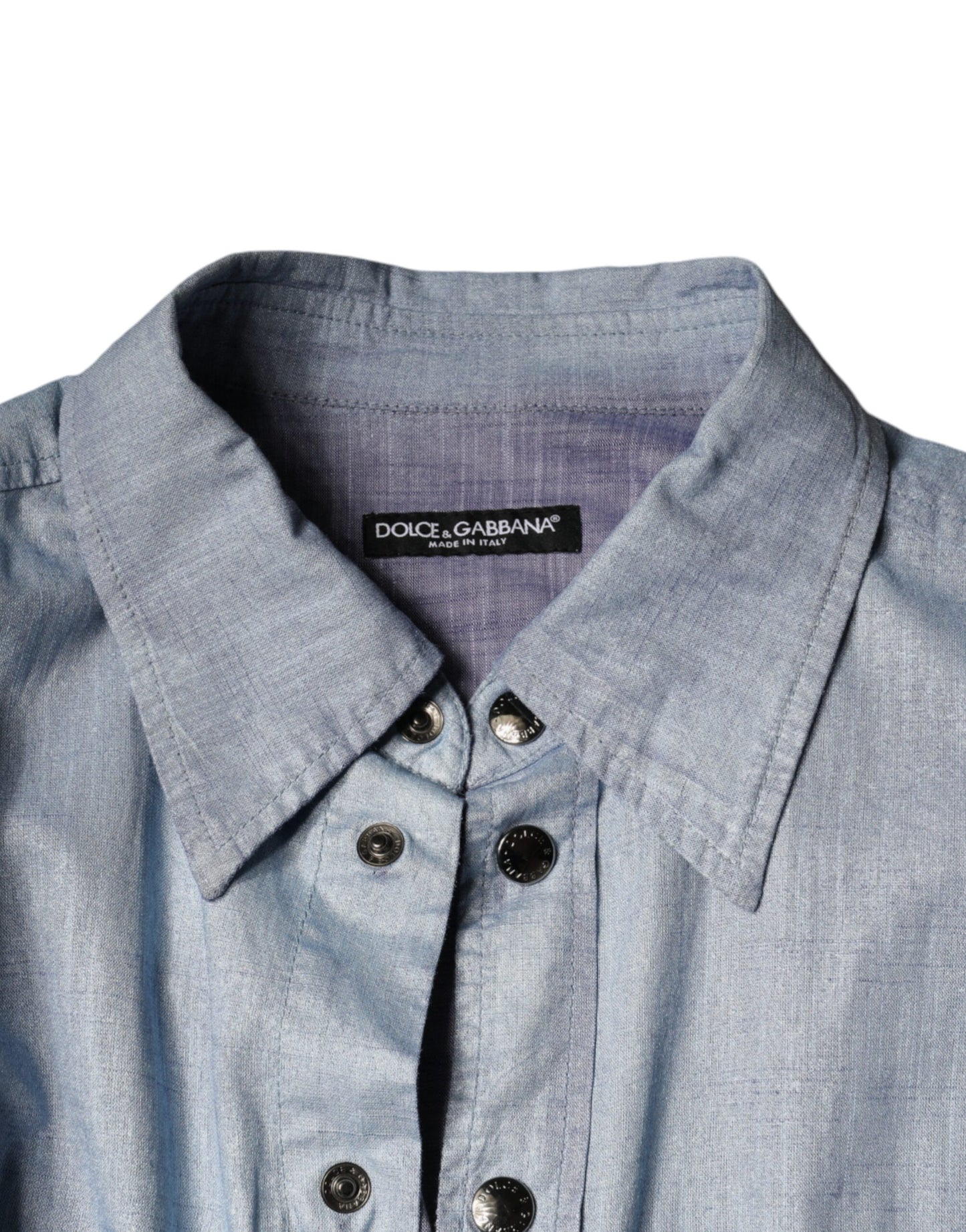 - Light Blue Cotton Button Down Casual Shirt