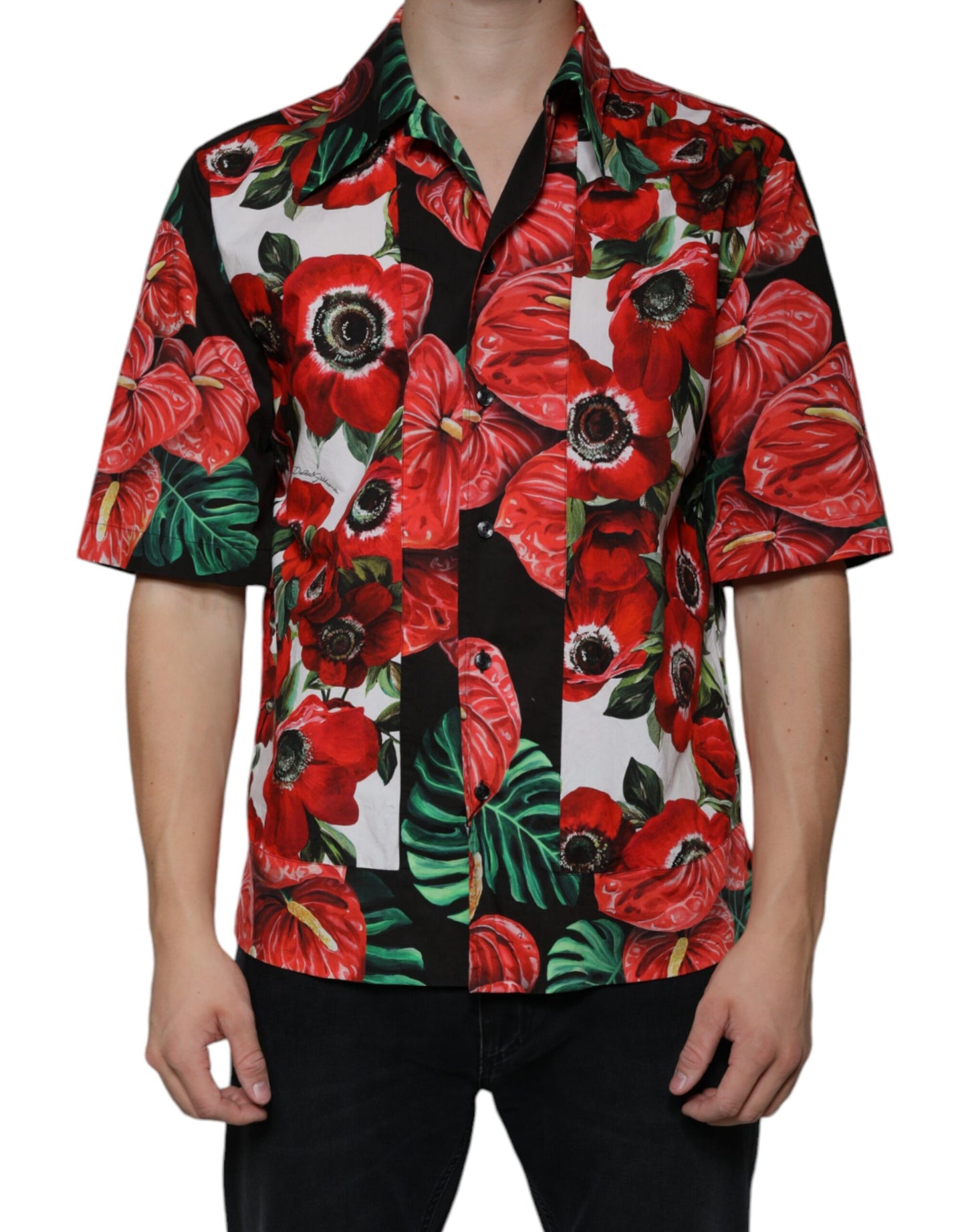 - Multicolor Anemone Button Down Casual Shirt