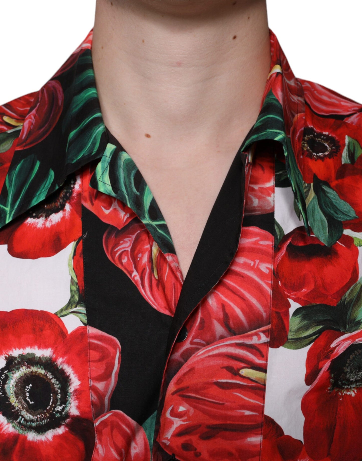 - Multicolor Anemone Button Down Casual Shirt