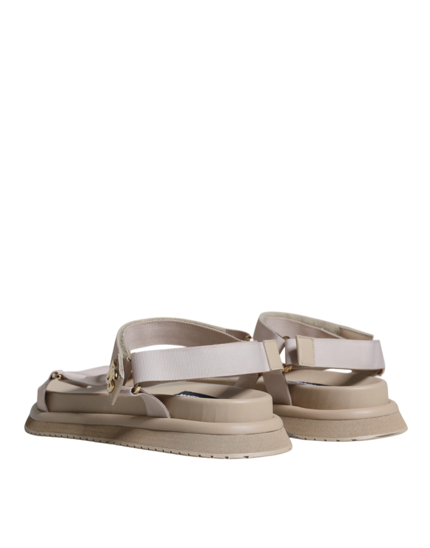 - Beige Nappa Devotion Strap Men Sandals Shoes