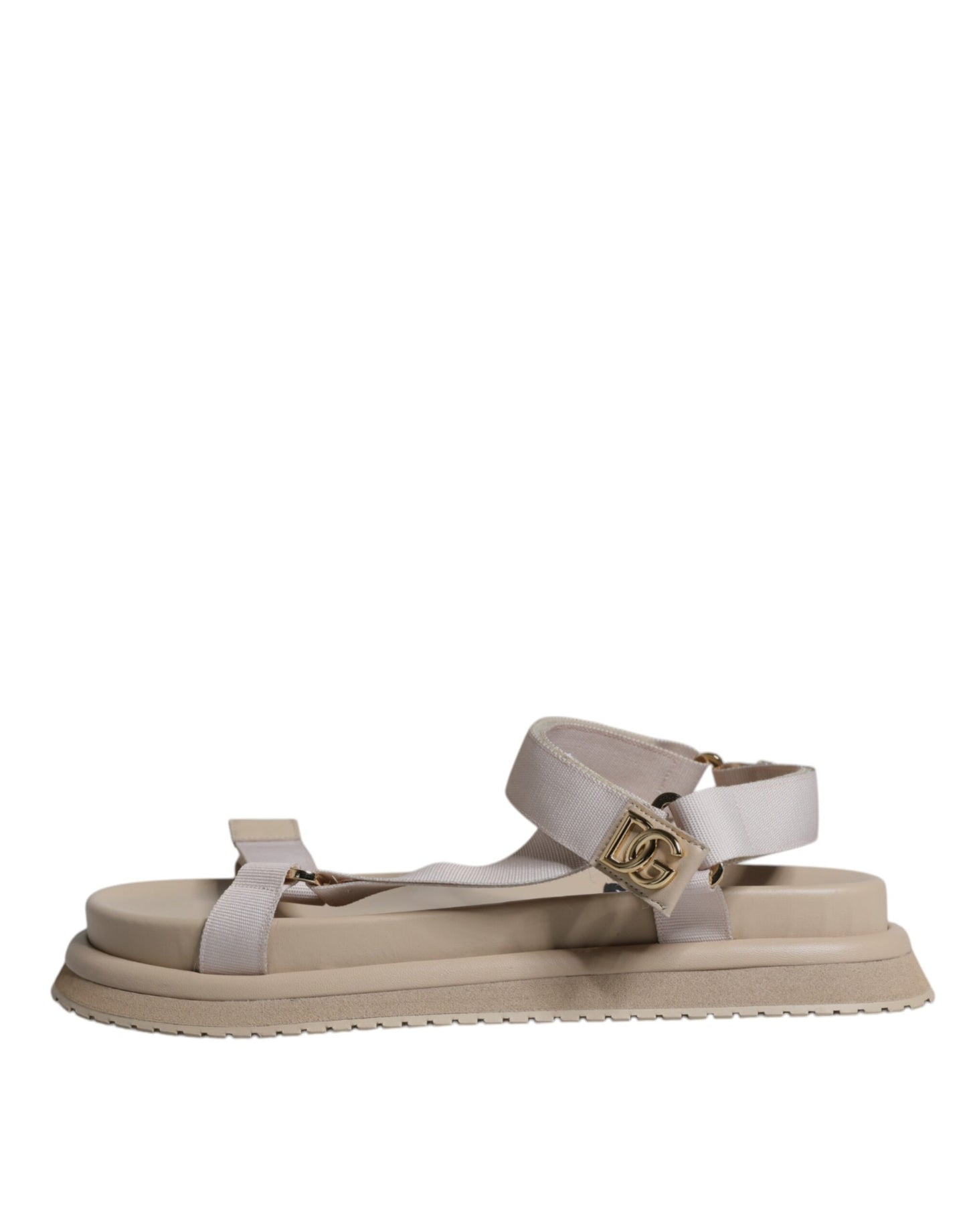 - Beige Nappa Devotion Strap Men Sandals Shoes