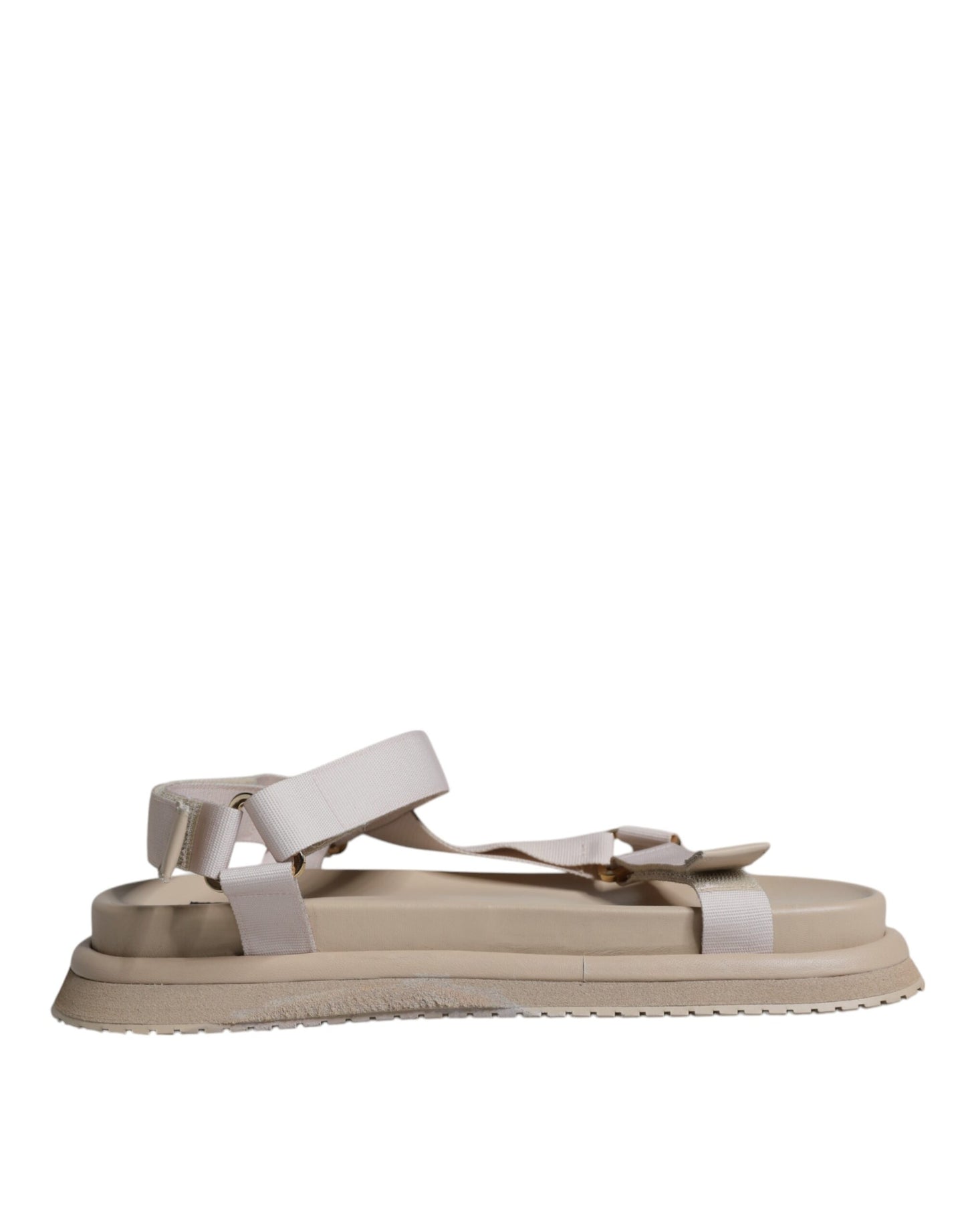 - Beige Nappa Devotion Strap Men Sandals Shoes
