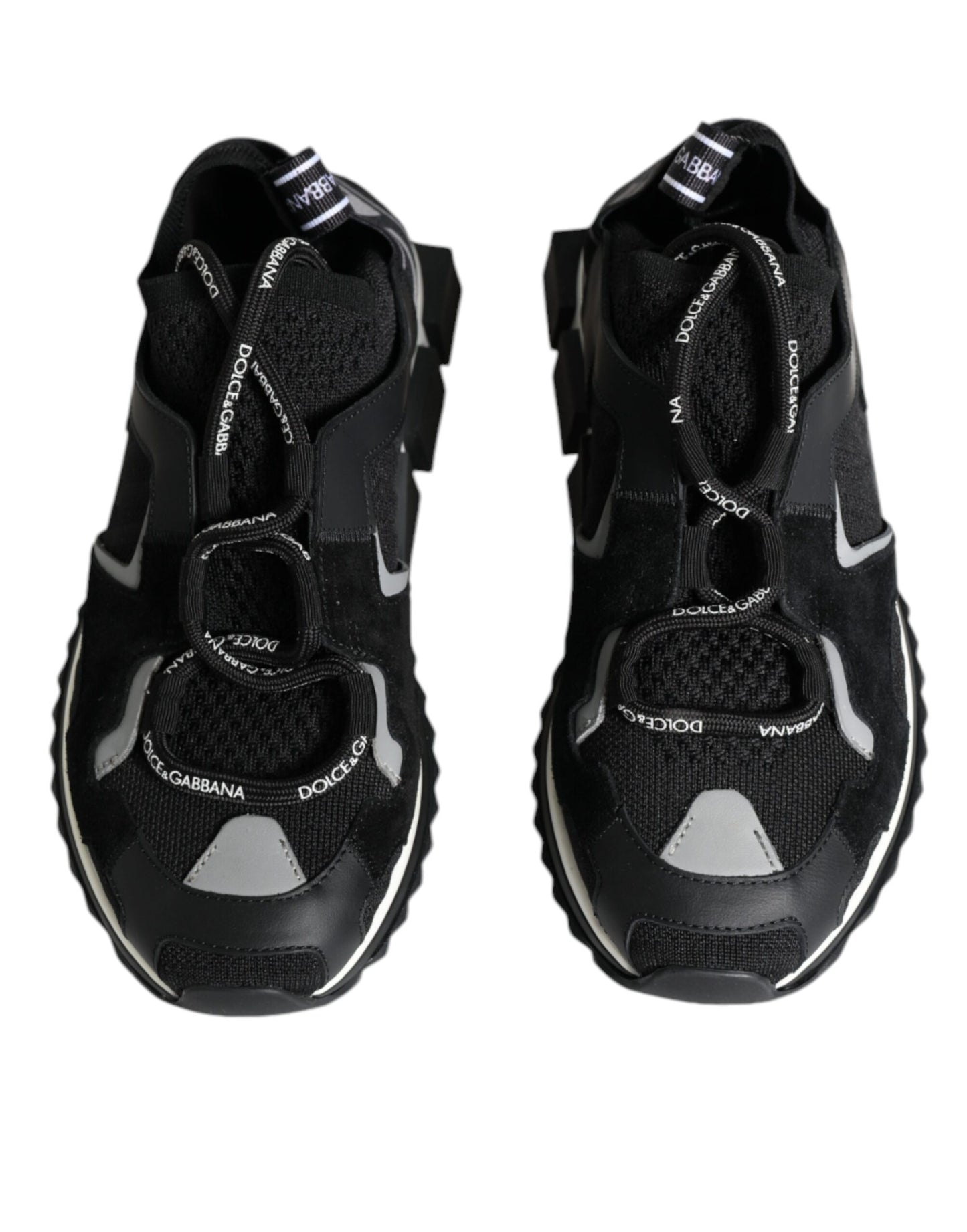 - Black Mesh Sorrento Trekking Sneakers Shoes