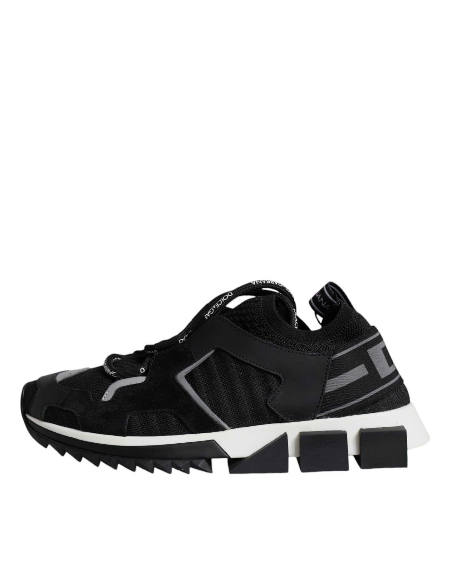 - Black Mesh Sorrento Trekking Sneakers Shoes