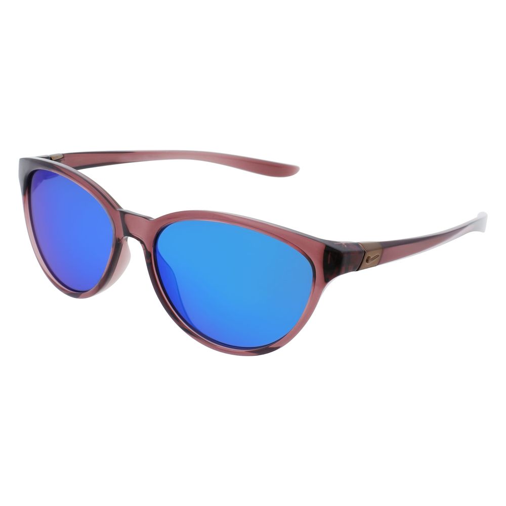 Nike Women's Gray Injected Sunglasses – Stylish Protection with UV Filter, 57mm