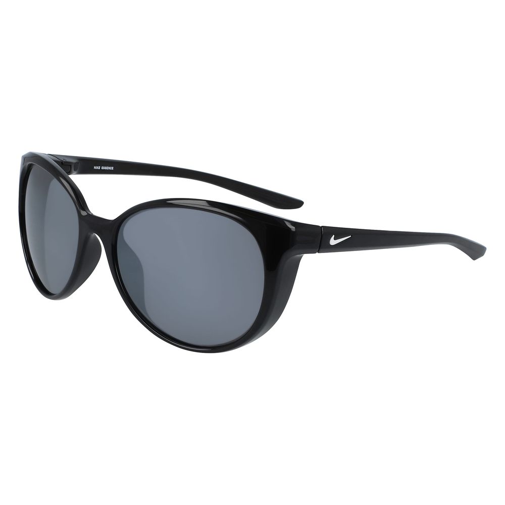 Nike Women's Black Injected Sunglasses – Chic Design with Grey Lenses, 56mm