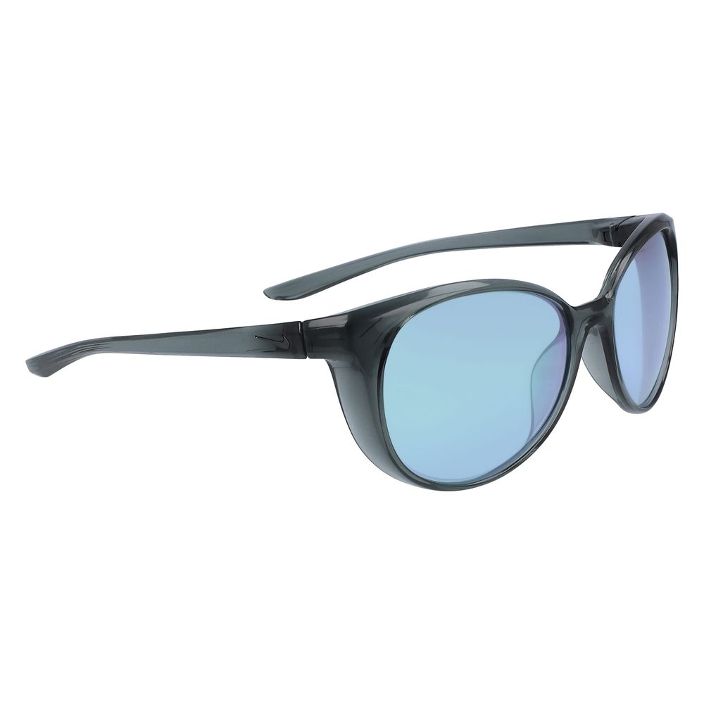 Nike Women’s Injected Sunglasses – Grey Frame with Mirror Blue Lenses, 56mm