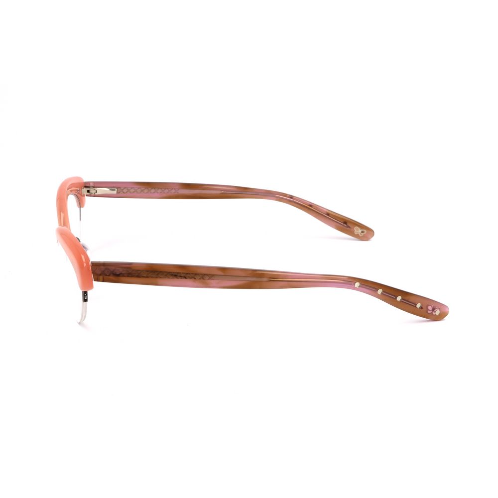 Bottega Veneta Bicolor Metal Frames – Pink & Brown Cat-Eye