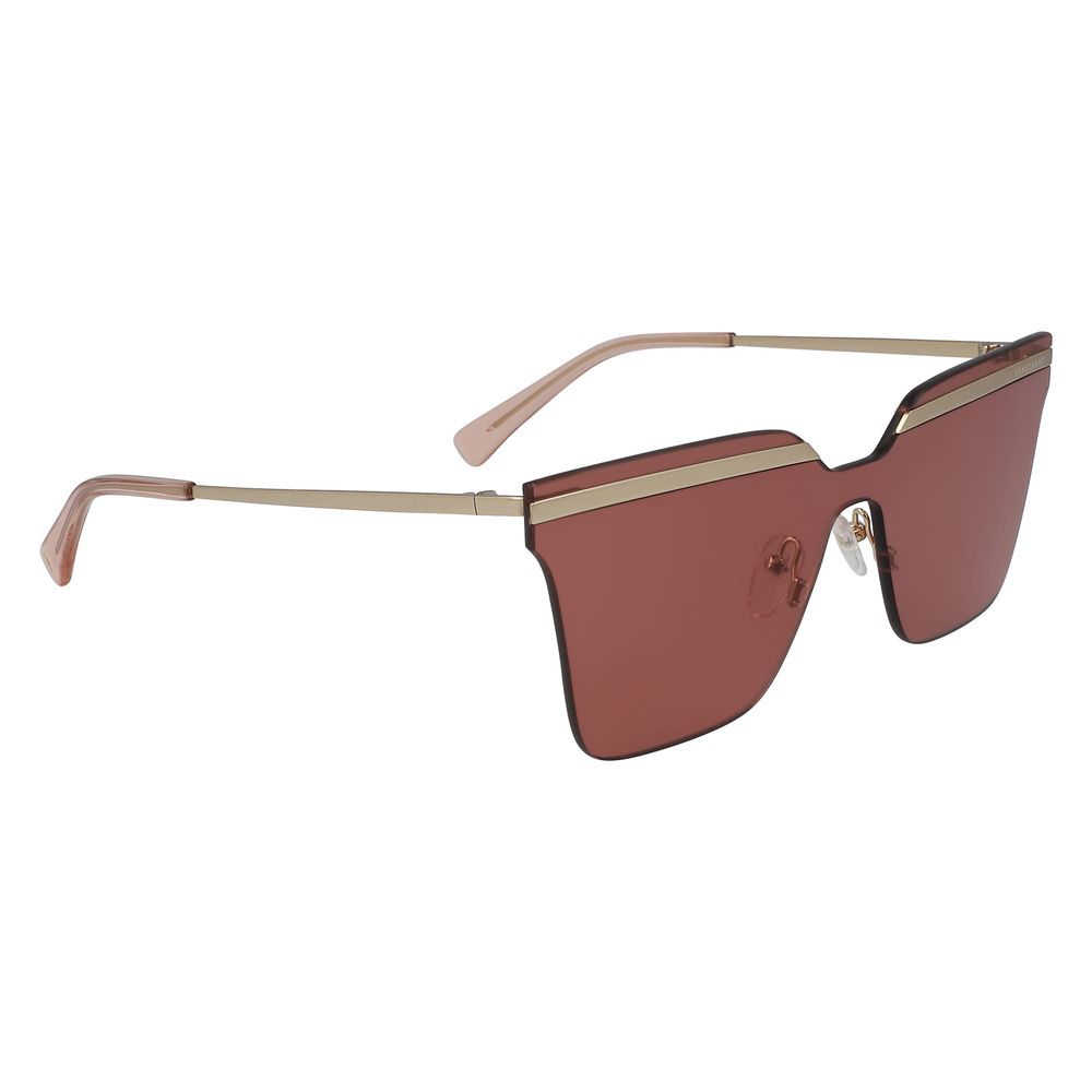 Longchamp Multicolor Metal Sunglasses – Pink Dial with Brown Lenses