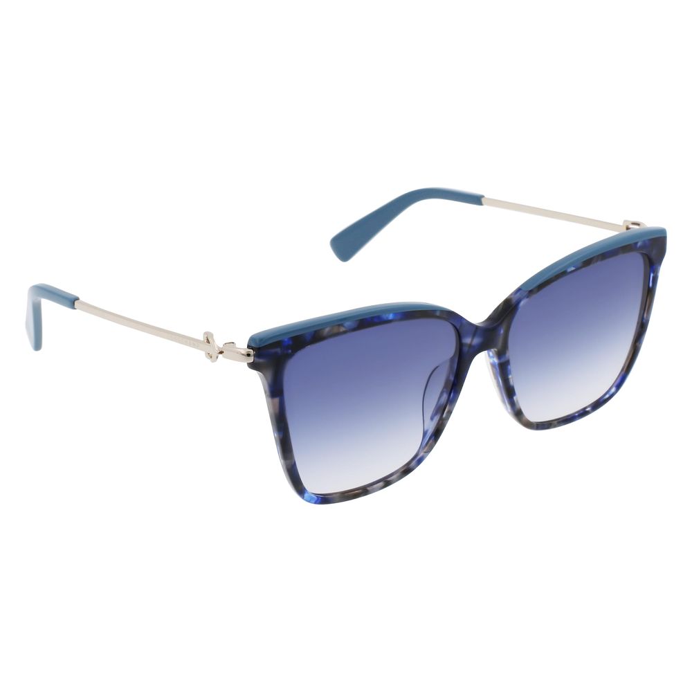 Longchamp Blue Acetate Sunglasses – Stylish Blue Frame with UV Protection