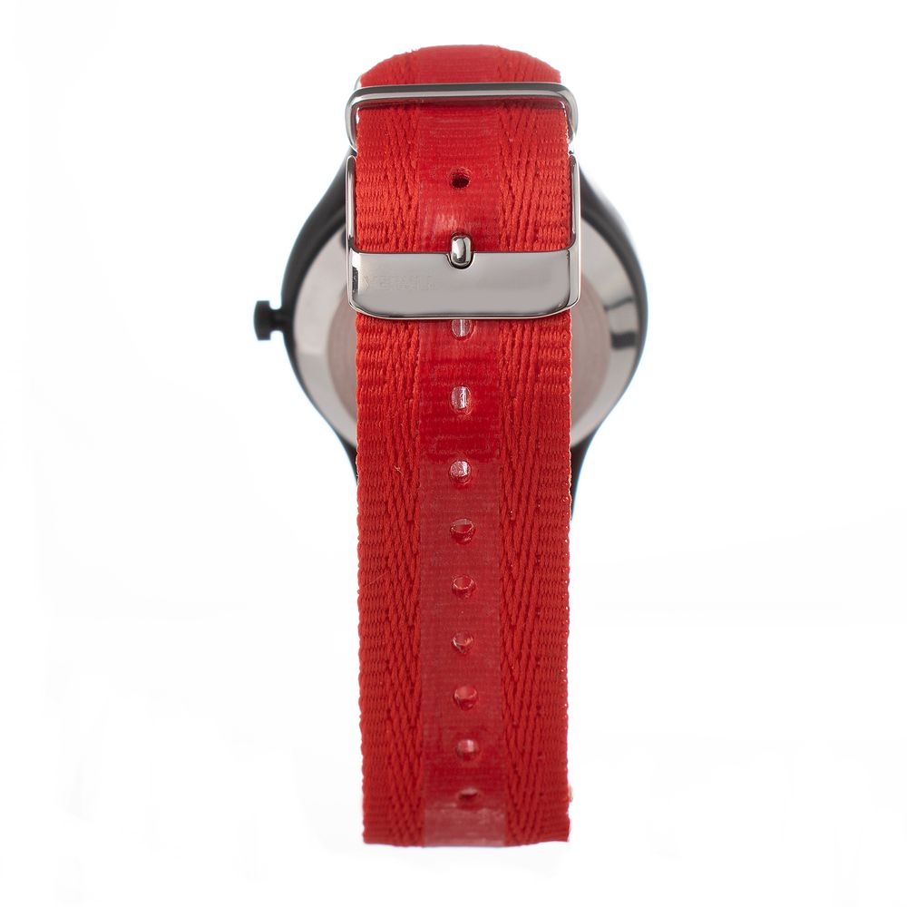 Timex Red Nylon & Black Dial Watch for Men