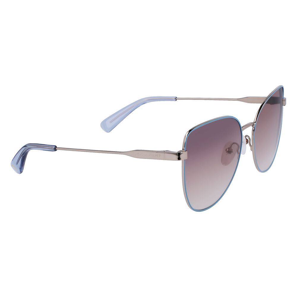 Longchamp Metal Sunglasses – Yellow Dial with Blue Lenses