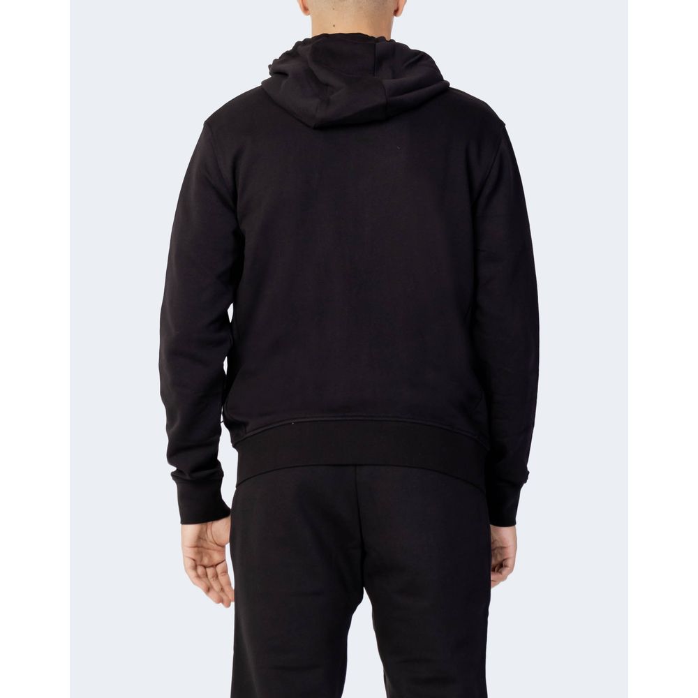 Men's Black Cotton Hoodie - Fall/Winter Collection