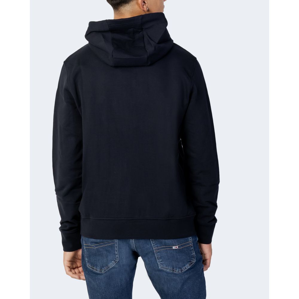 Classic Blue Cotton Hoodie for Men