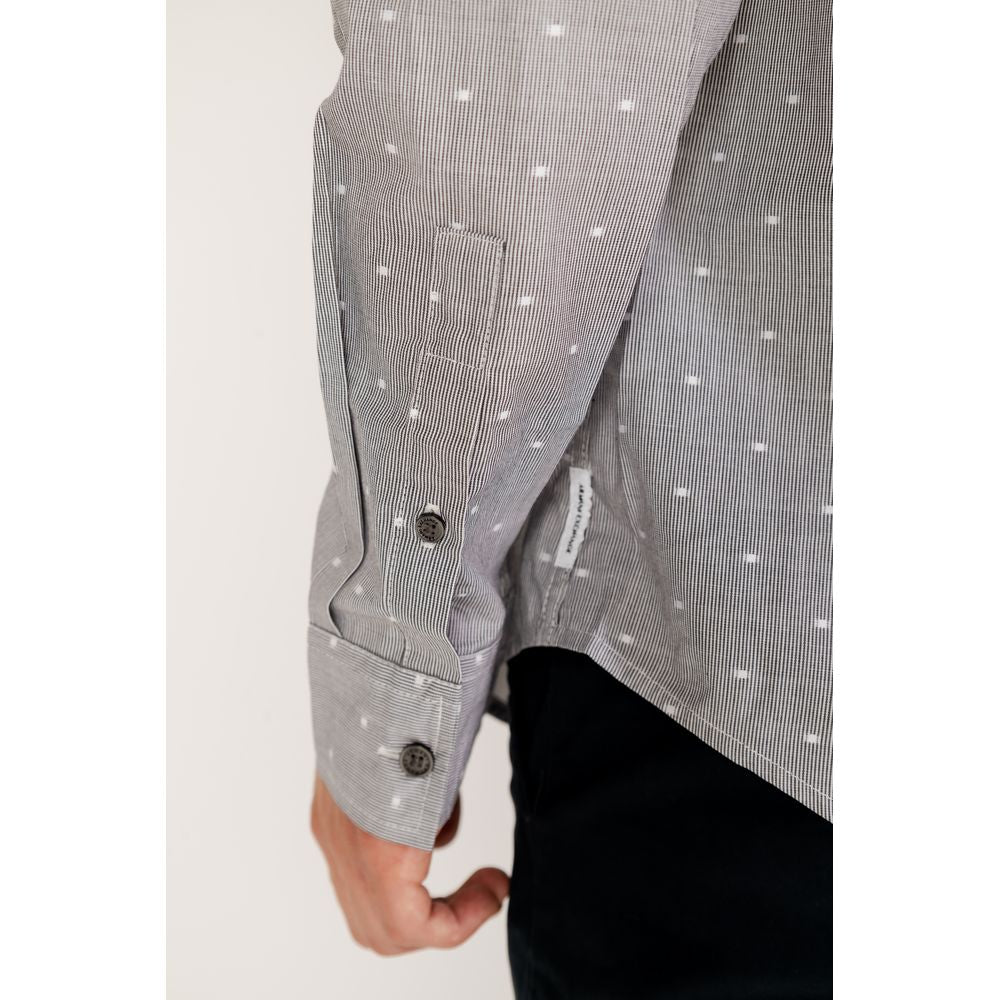 Timeless Black Cotton Long Sleeve Shirt for Men