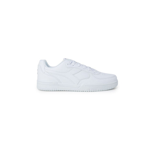 Stylish White Synthetic Leather Sneakers for Women