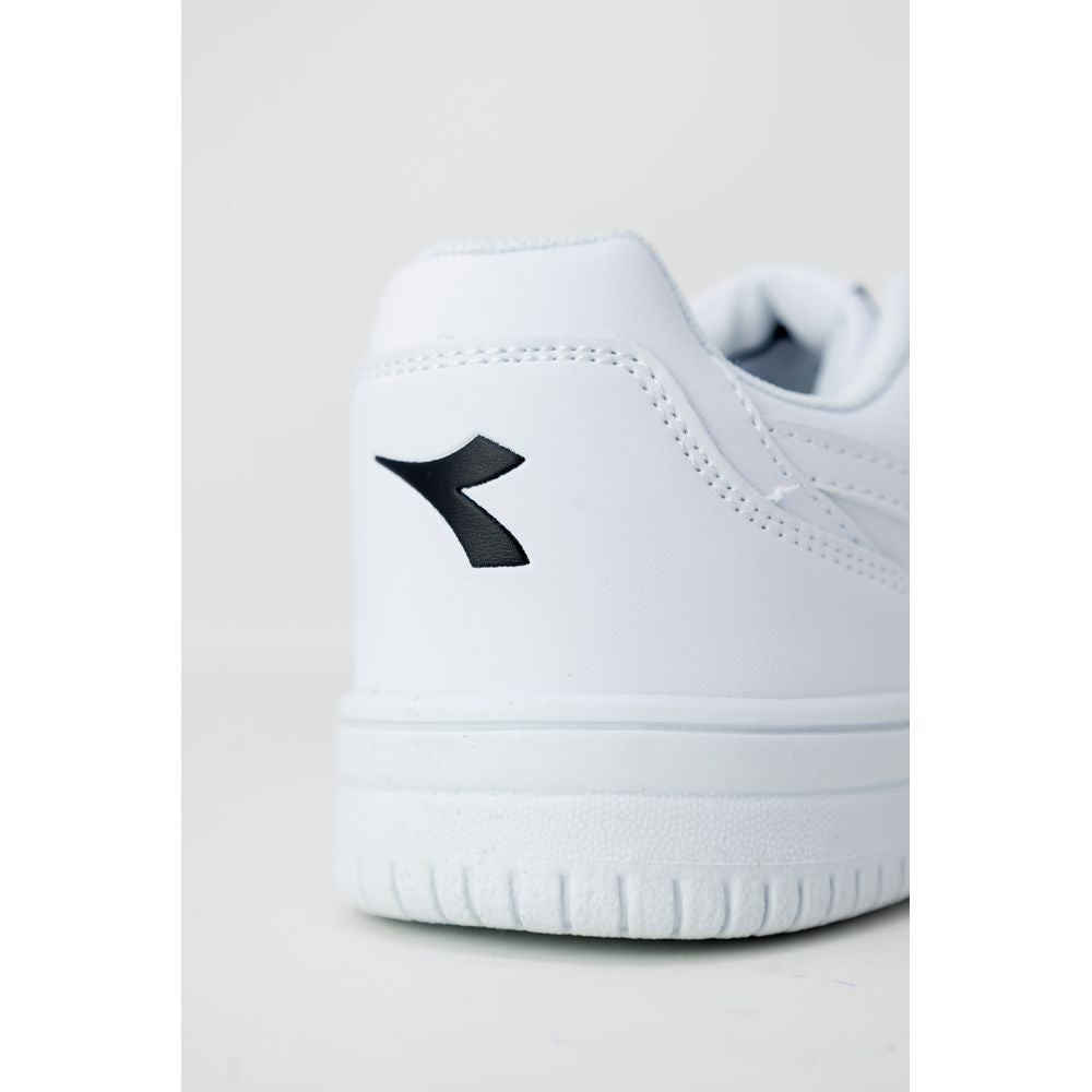 Stylish White Synthetic Leather Sneakers for Women