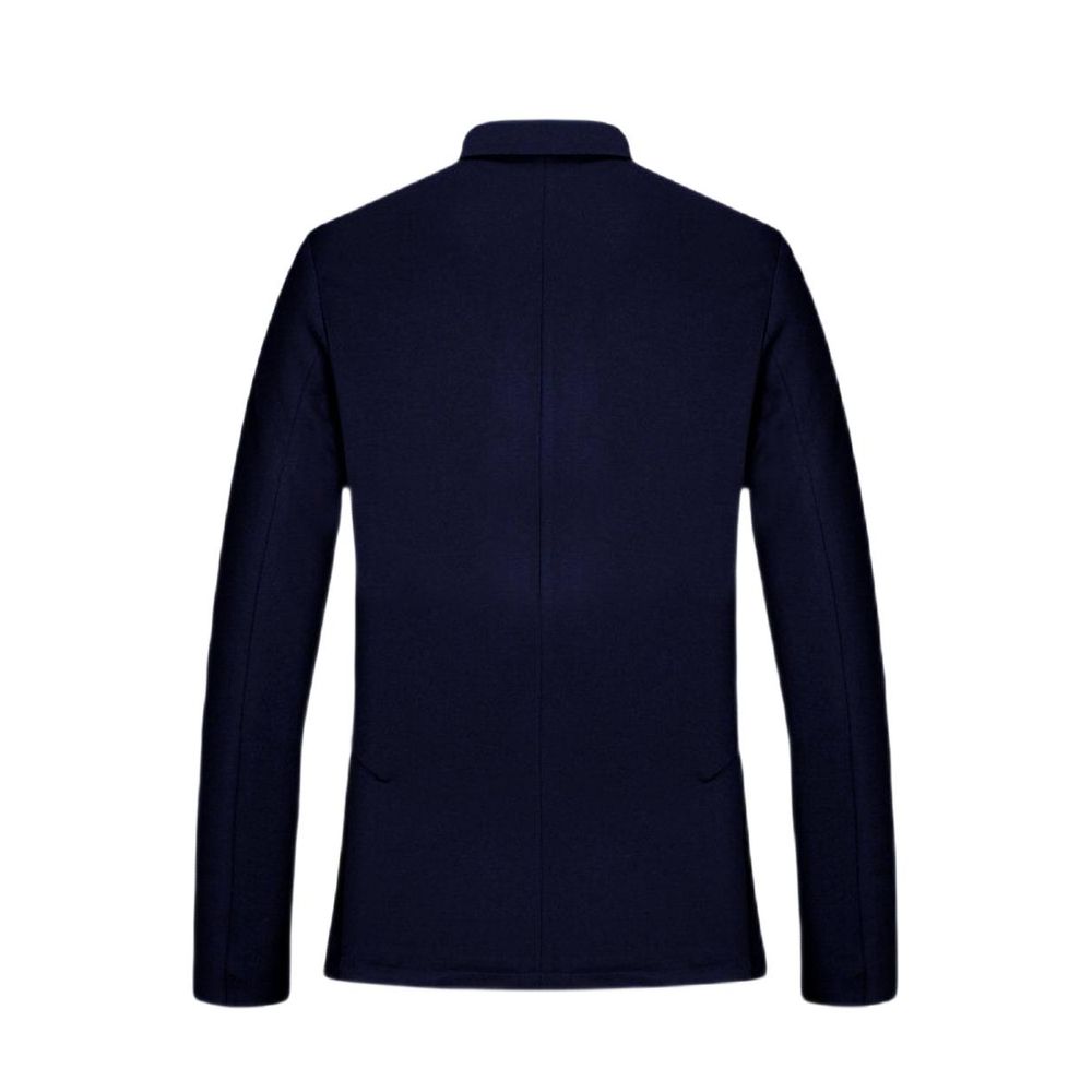 Blue Viscose Blazer - The Luxe Alliance