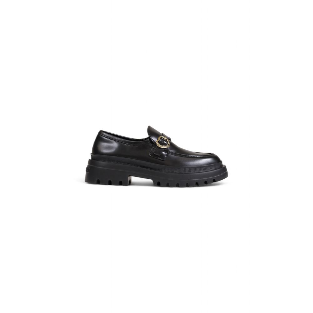 Love Moschino Black Polyethylene Flat Shoe for Women