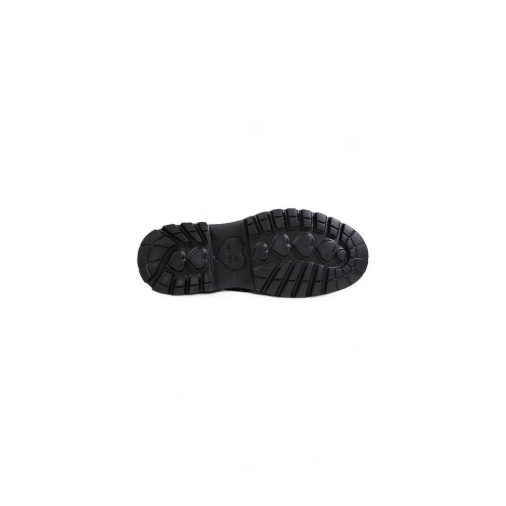 Love Moschino Black Polyethylene Flat Shoe for Women