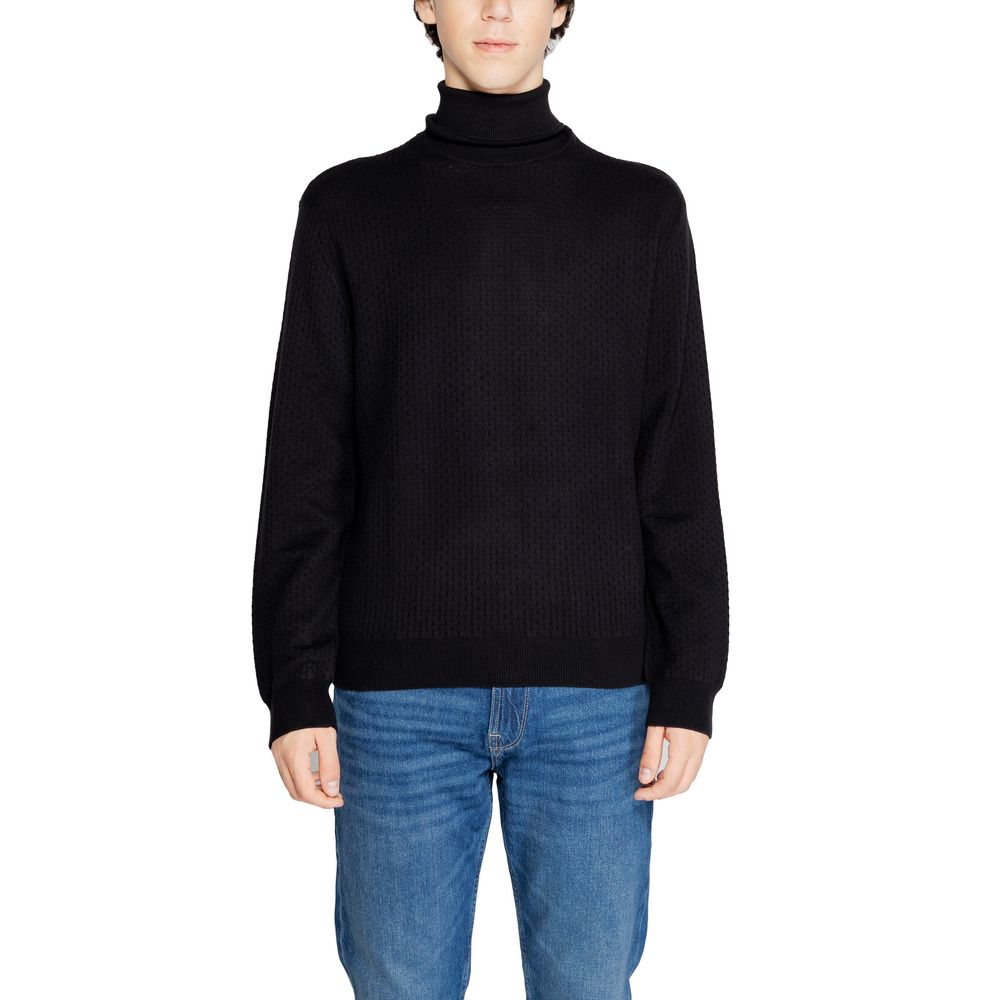 - Black Cotton Sweater