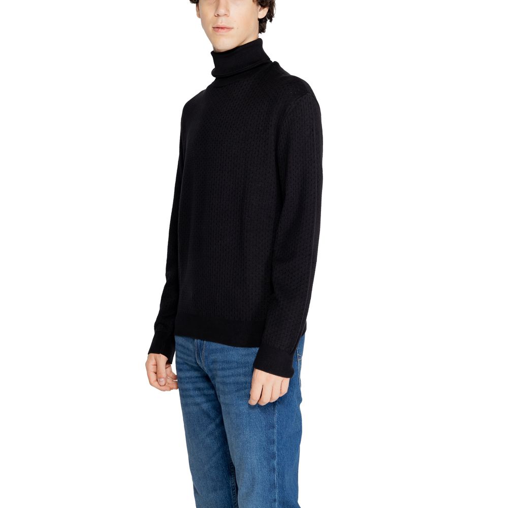 - Black Cotton Sweater