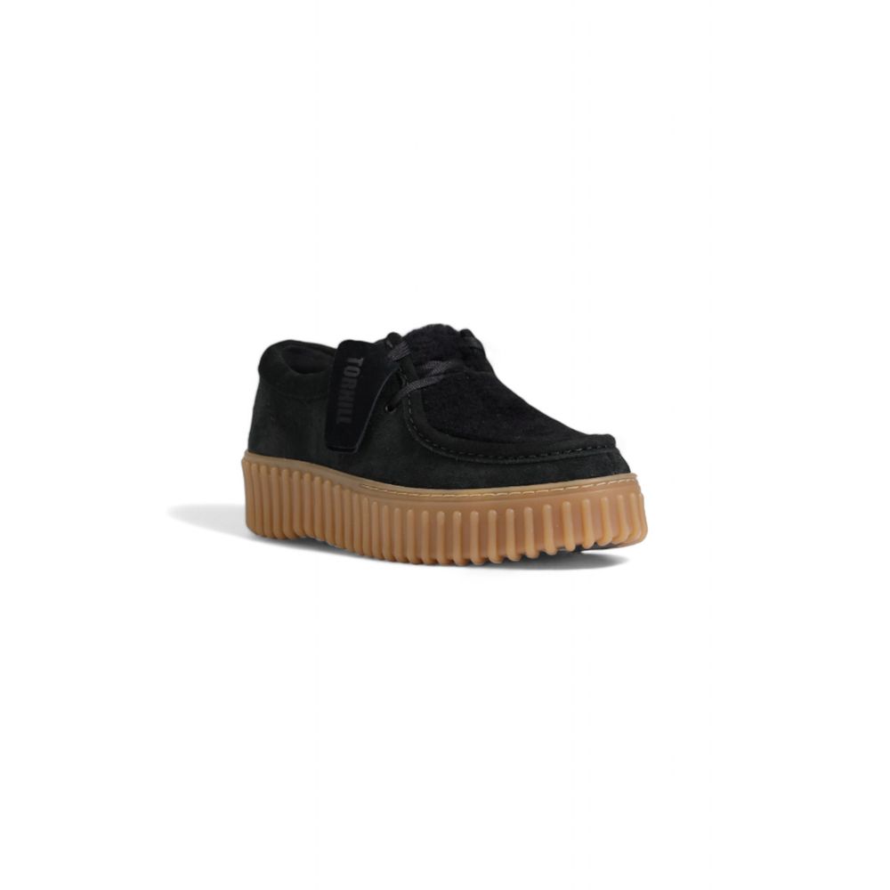 Clarks Women's Torhill Bee Black Suede Mocassins