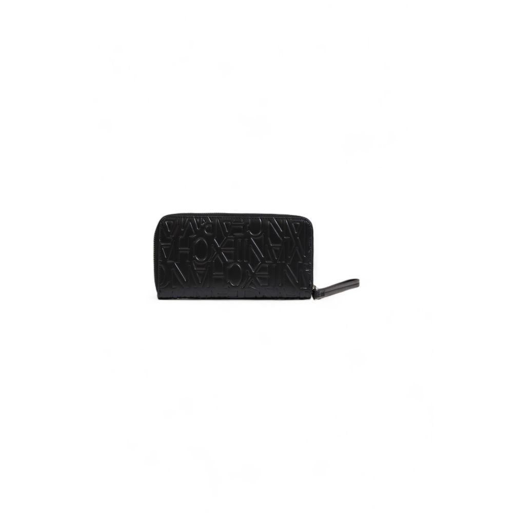 Black Polyethylene Wallet - Women's Large Wallet
