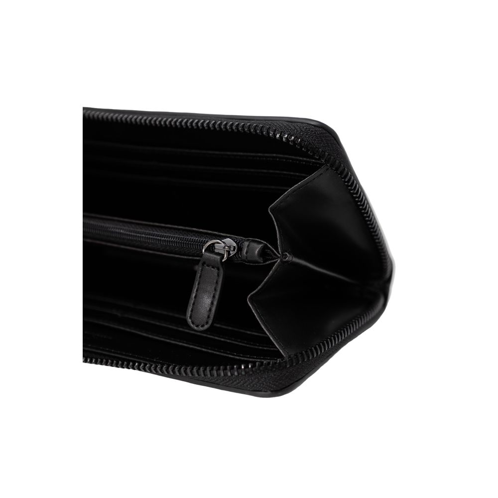 Love Moschino Black Polyethylene Wallet - Women's Large Wallet for Every Occasion