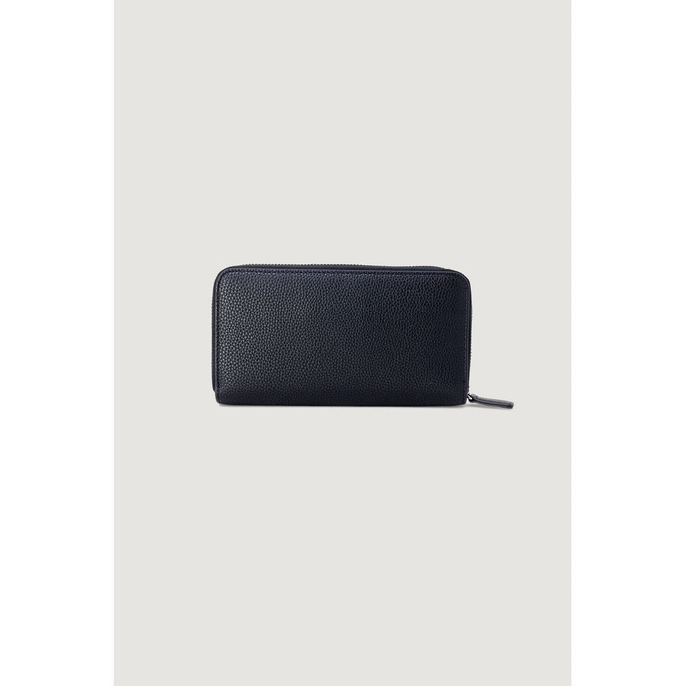 Black Polyethylene Wallet - Women's Large Wallet for Spring/Summer