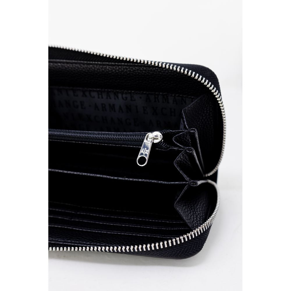 Black Polyethylene Wallet - Women's Large Wallet for Spring/Summer