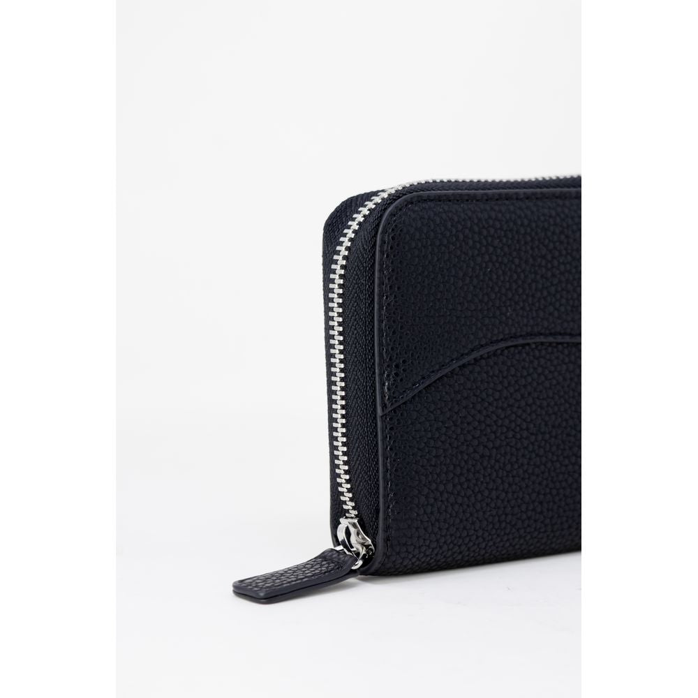 Black Polyethylene Wallet - Women's Large Wallet for Spring/Summer
