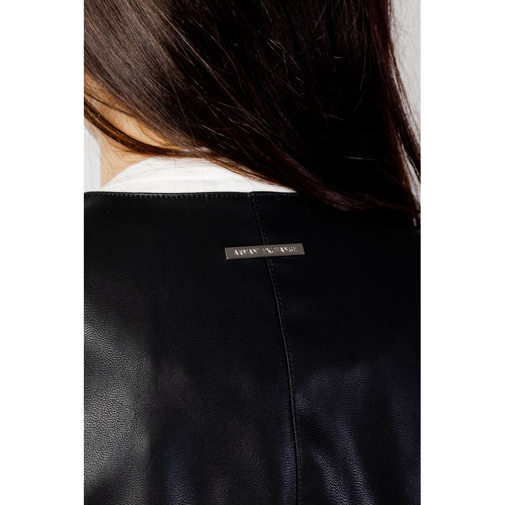 Essential Black Polyester Women's Jacket for Spring/Summer