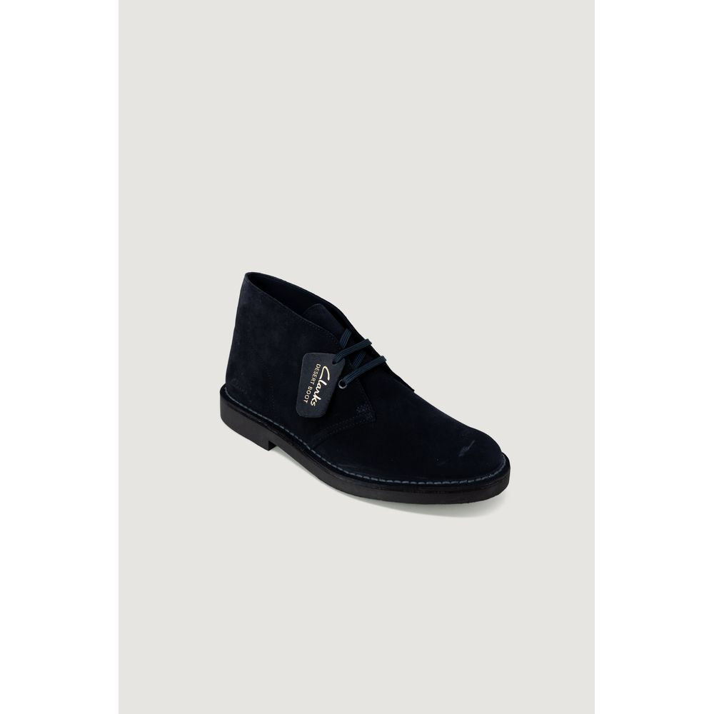 Clarks Blue Leather Boot - Stylish Men's Ankle Boots for Autumn/Winter