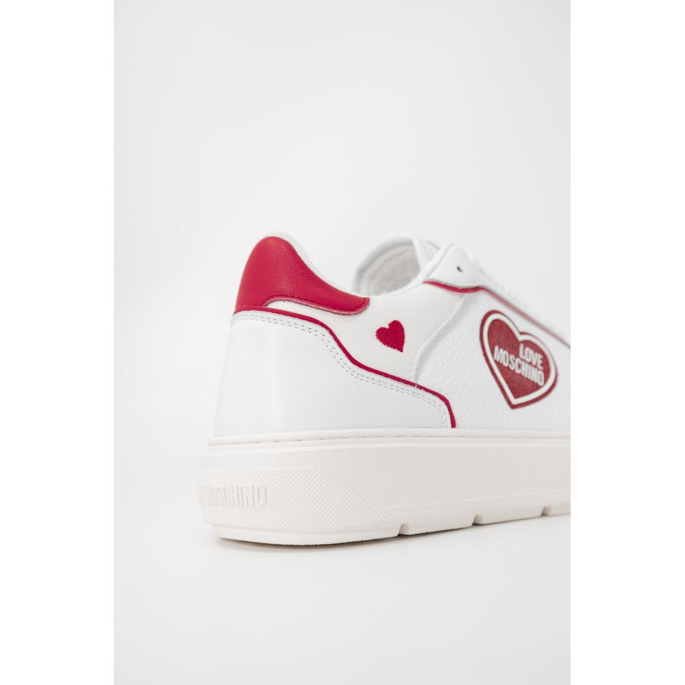 Love Moschino Red Polyethylene Sneaker for Women