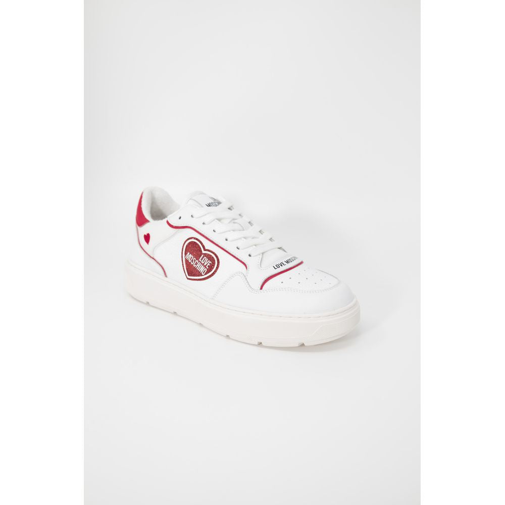 Love Moschino Red Polyethylene Sneaker for Women