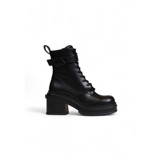 Armani Exchange Black Polyester Boot for Women