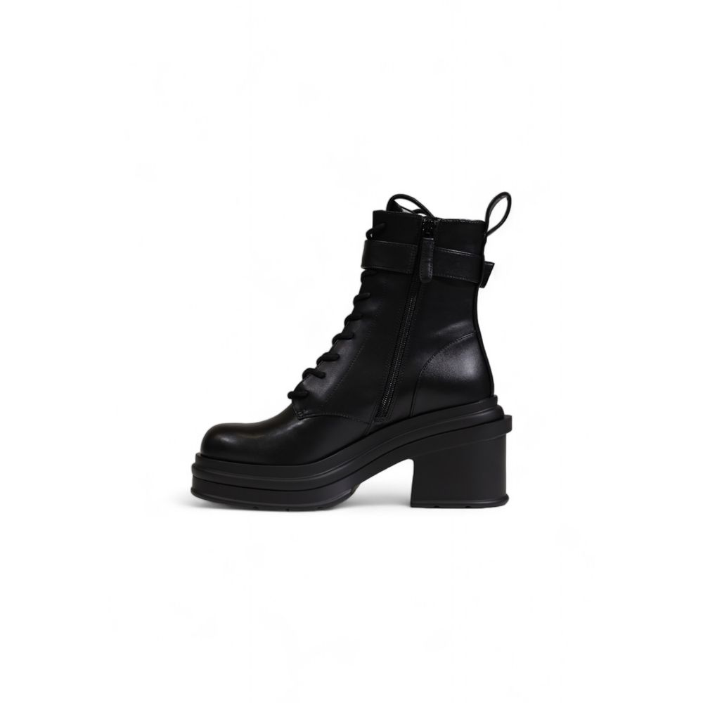 Armani Exchange Black Polyester Boot for Women