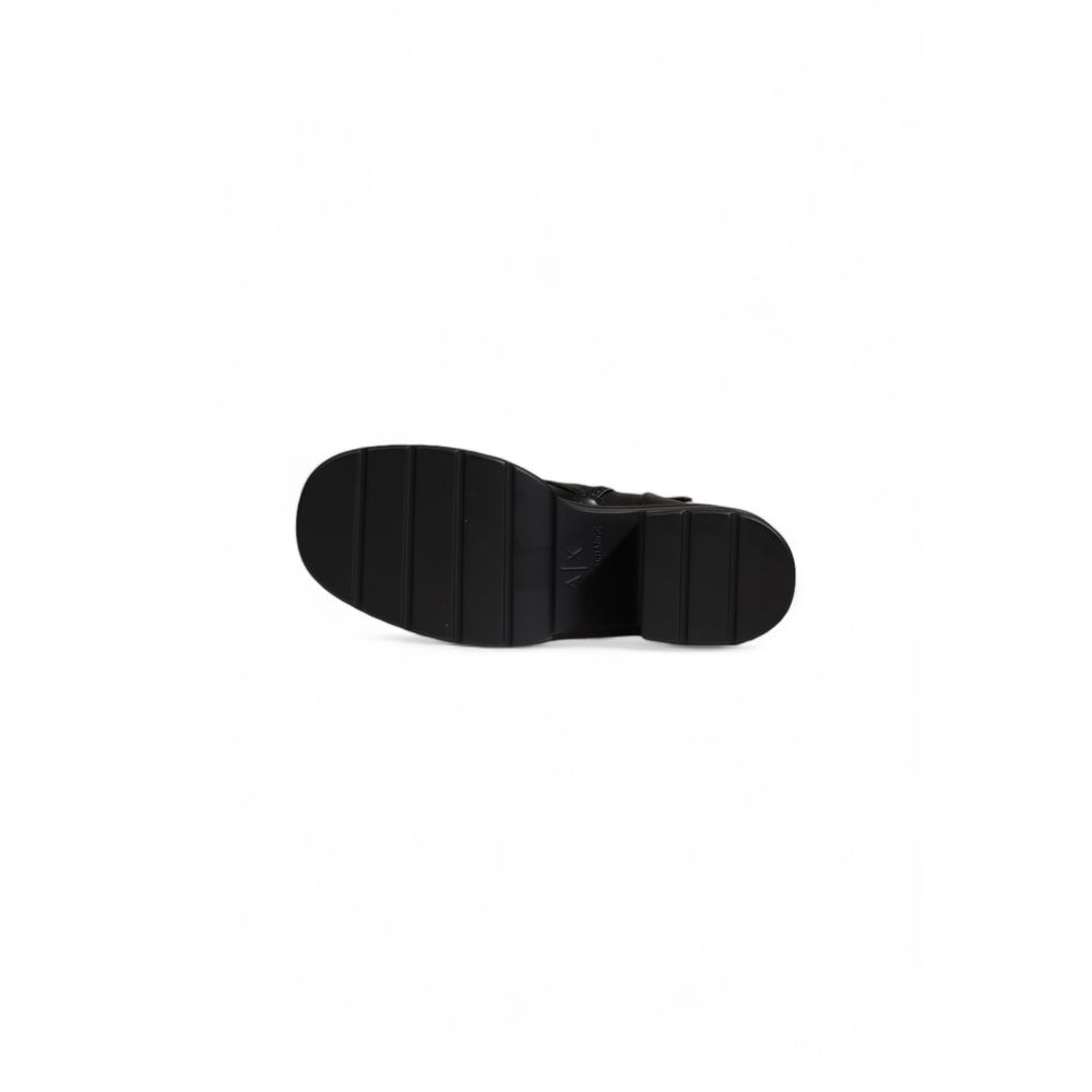 Armani Exchange Black Polyester Boot for Women