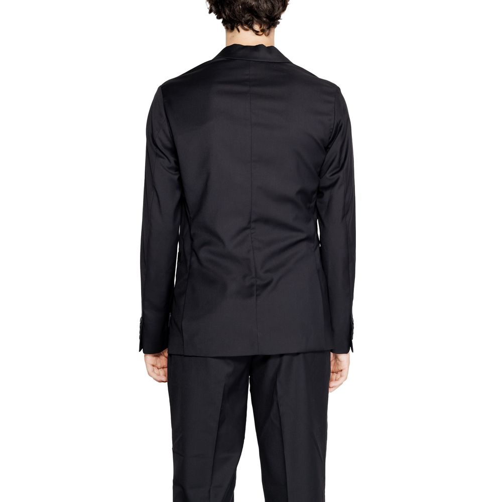 - Black Polyester Blazer