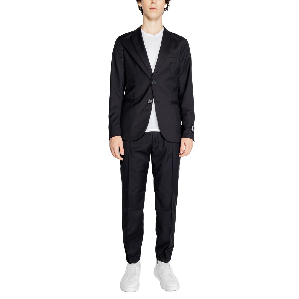 - Black Polyester Blazer