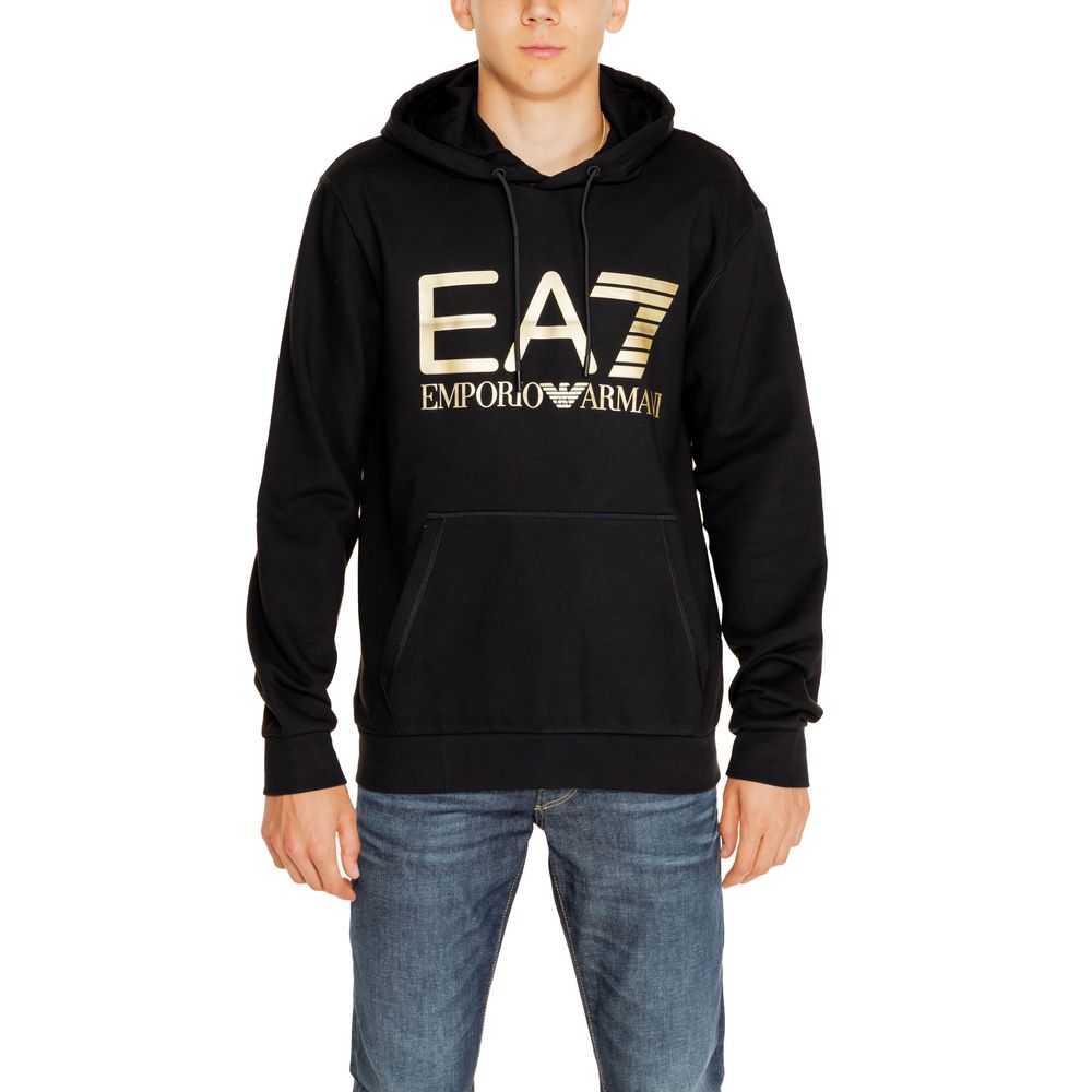 Classic Black Cotton Sweater for Men