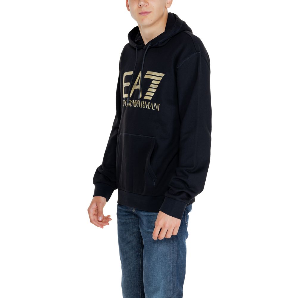 Classic Black Cotton Sweater for Men