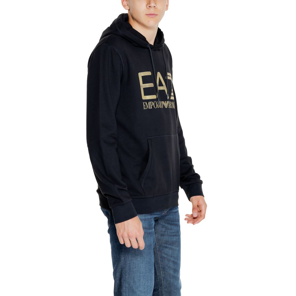 Classic Black Cotton Sweater for Men