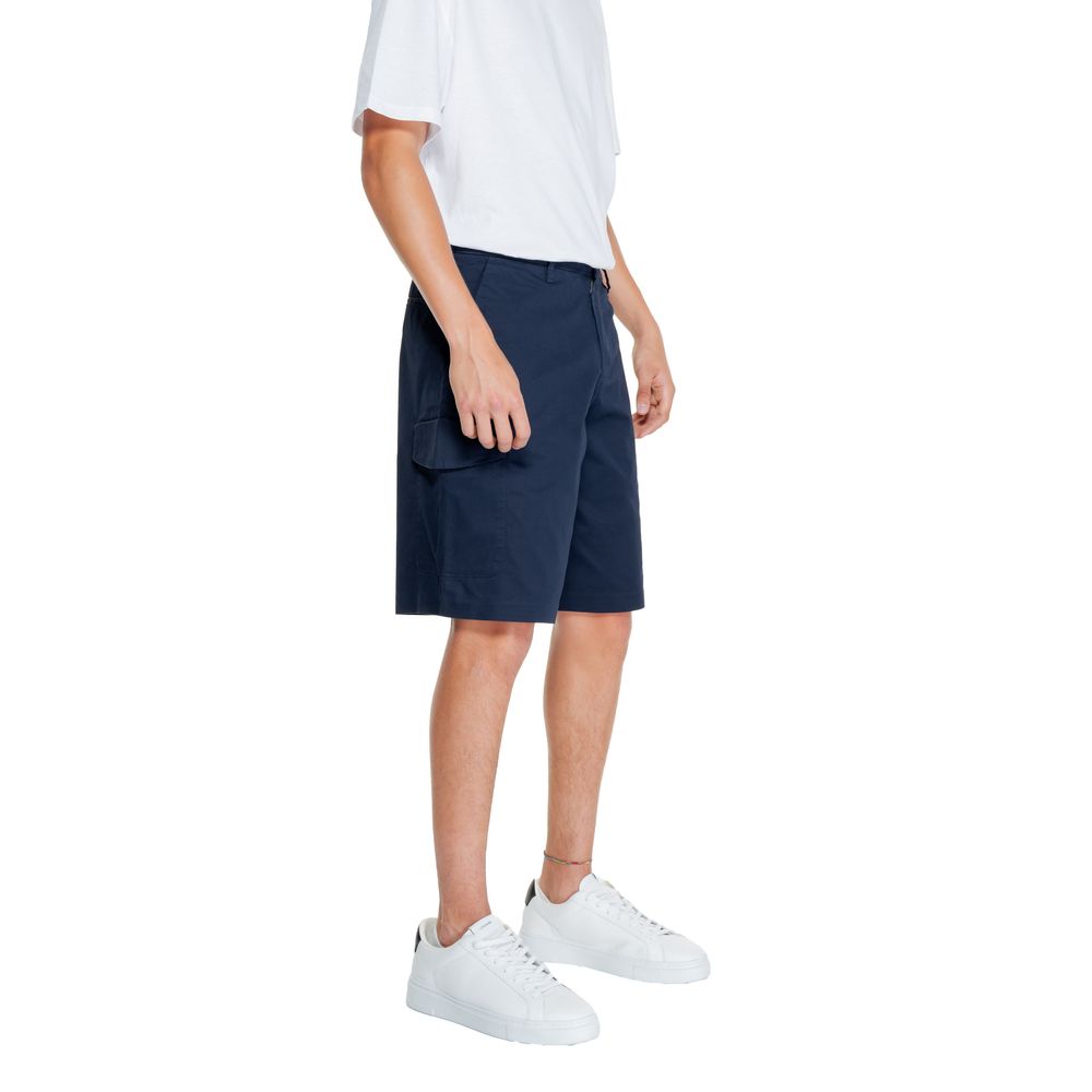 Blue Cotton Short - Men's Bermuda and Shorts