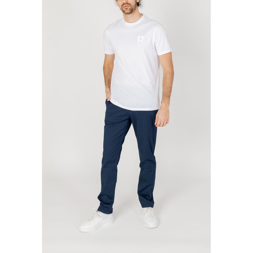 Classic Blue Cotton Jeans & Pants for Men