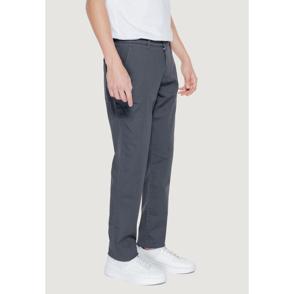 Black Cotton Jeans & Pant - Men's Casual Essential for Spring/Summer
