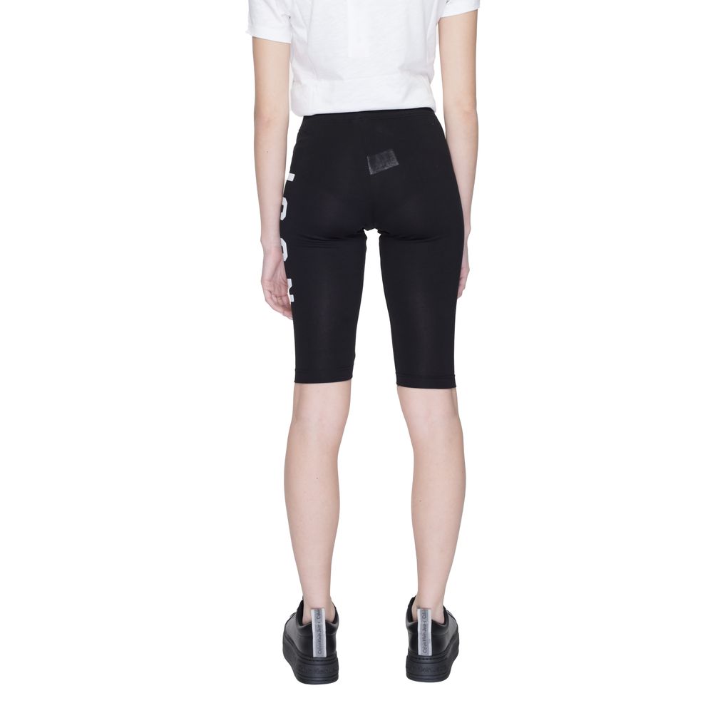 Black Cotton Short - Women's Bermuda